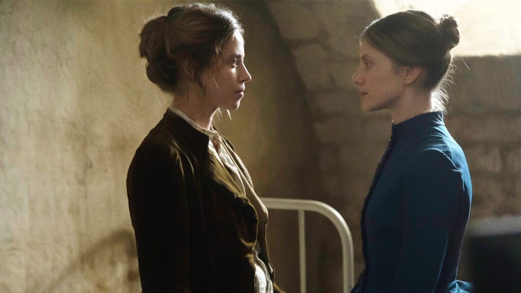 Eugénie e Geneviève nella clinica psichiatrica