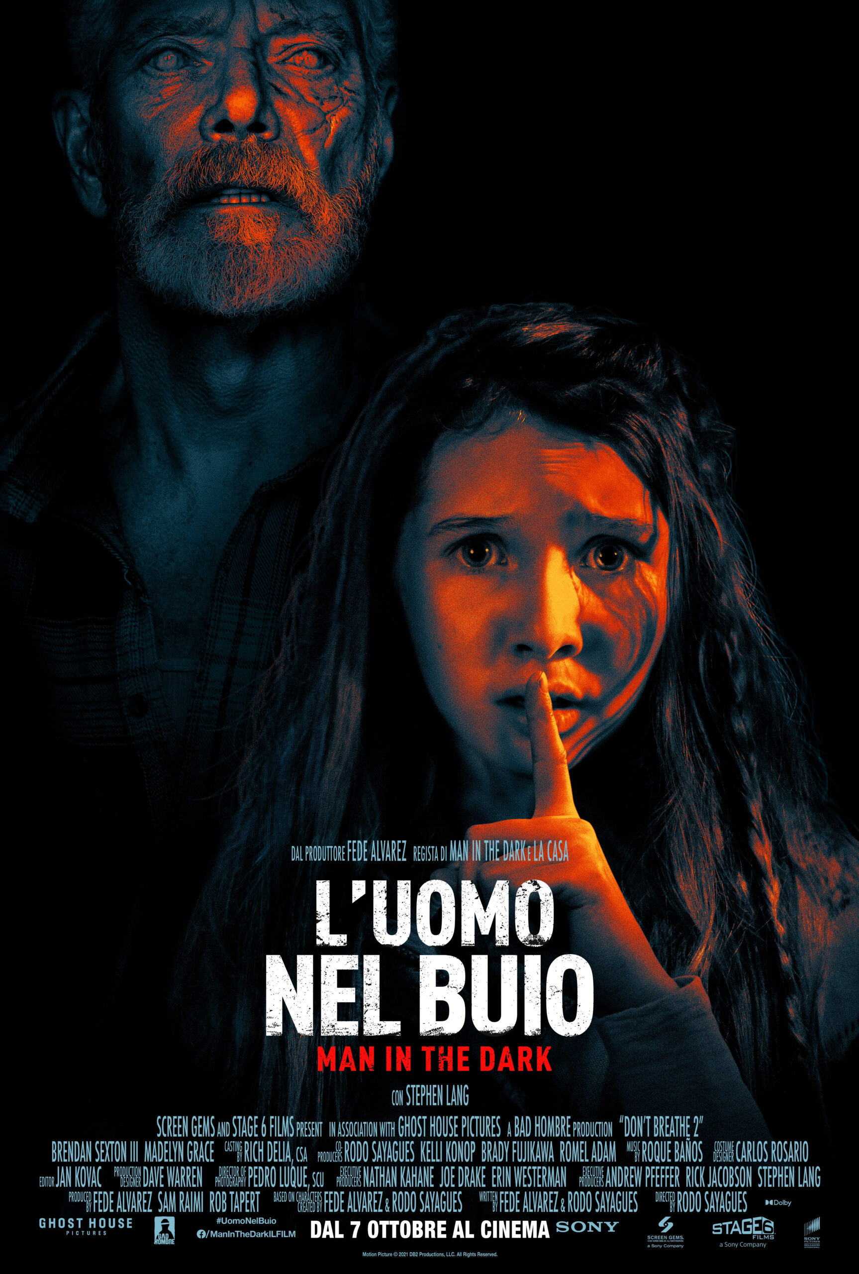 l'uomo nel buio poster