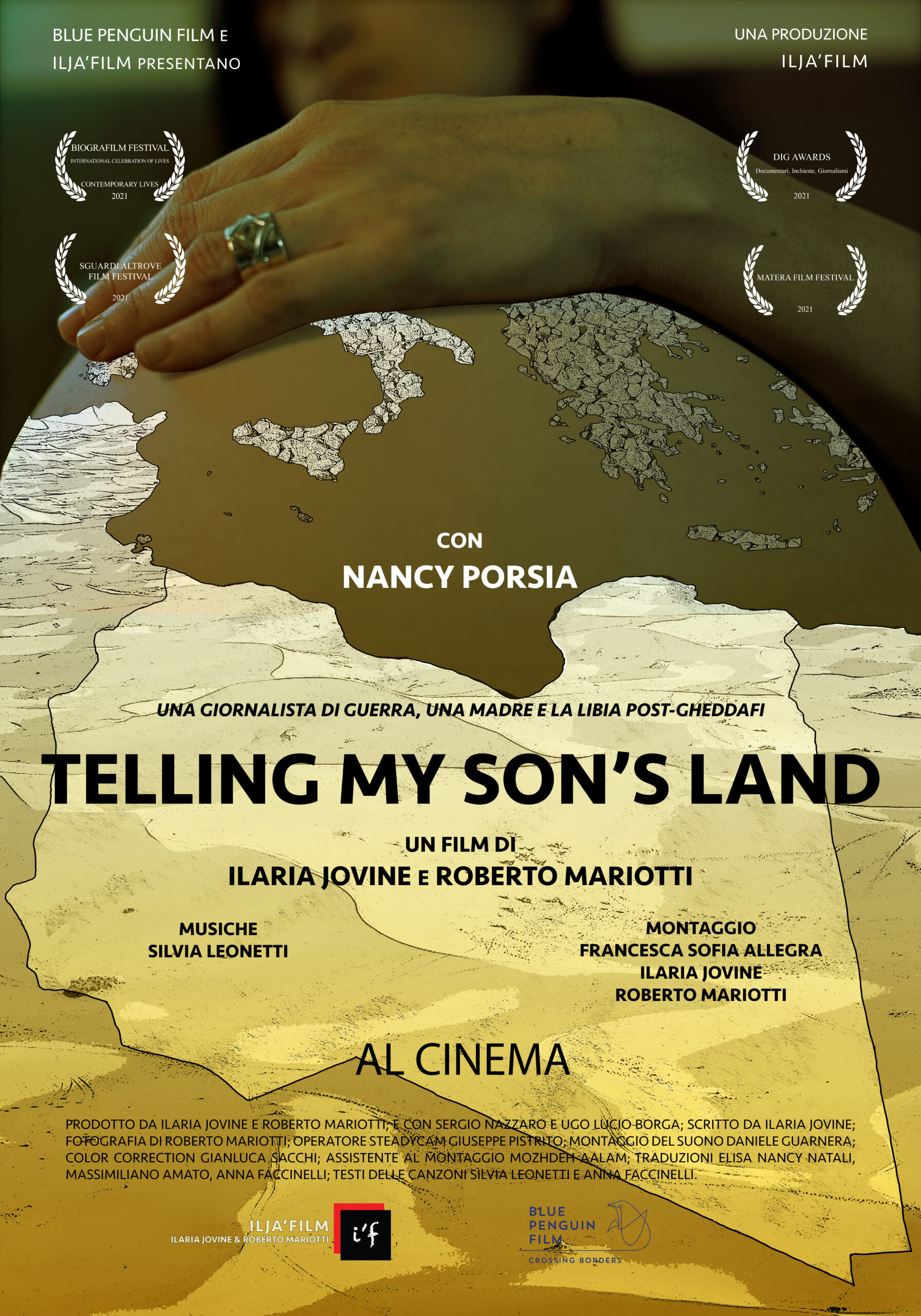 telling my son's land