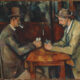 Poker face i giocatori di carte di Cezanne