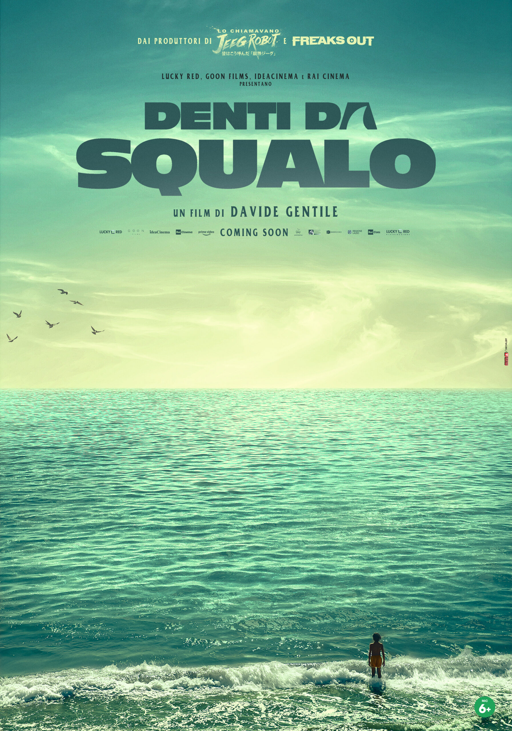 denti da squalo poster