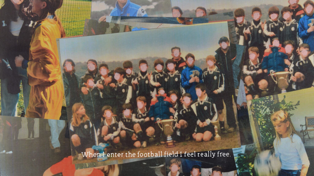 Girls talk about football 