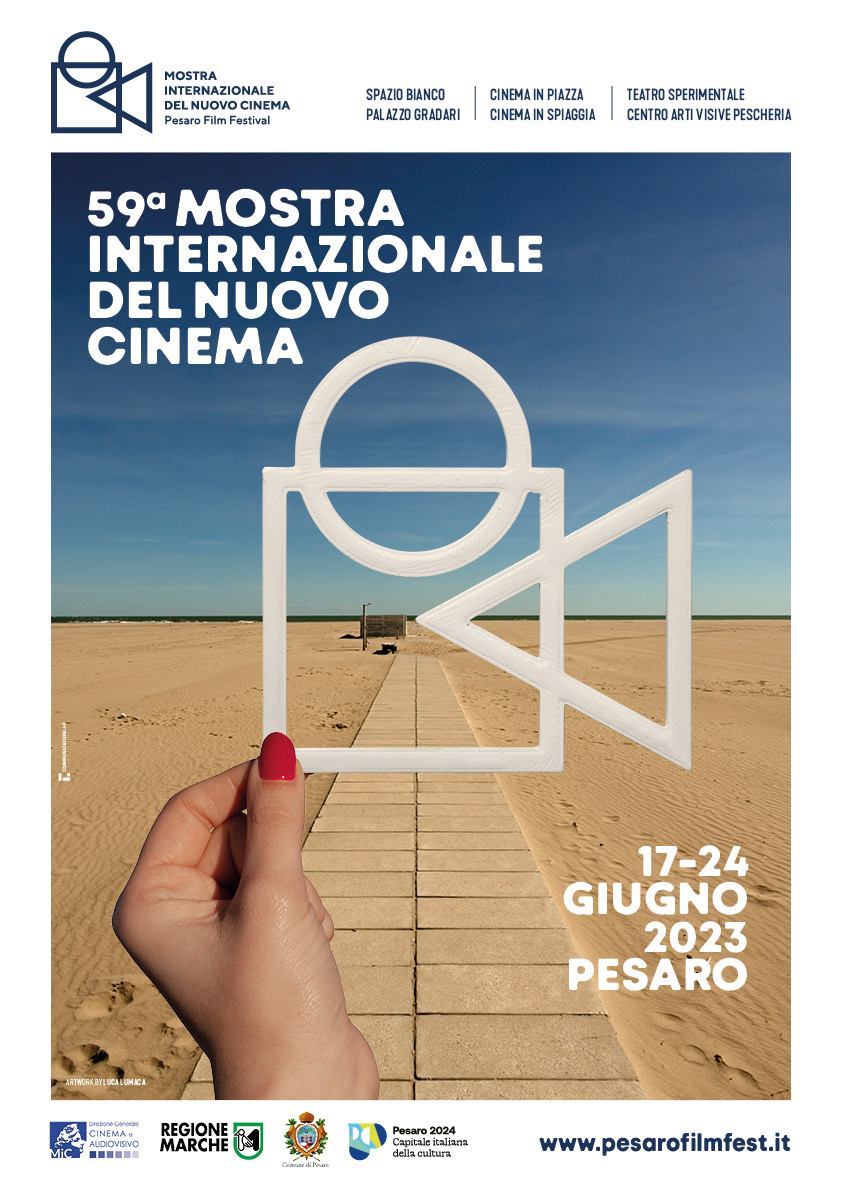 manifesto locndina mostra internazionale del nuovo cinema Pesaro