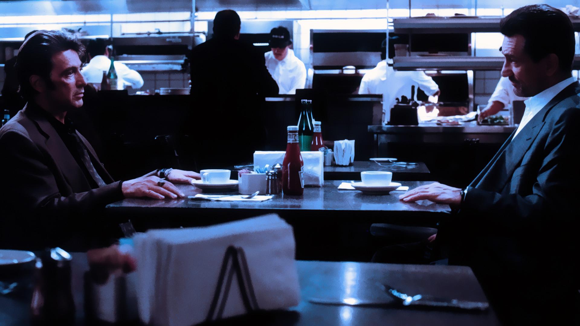 Heat - La sfida, Pacino e De Niro nella scena madre