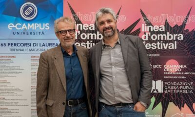 Giuseppe D'Antonio e Boris Sollazzo al Linea d'Ombra Festival