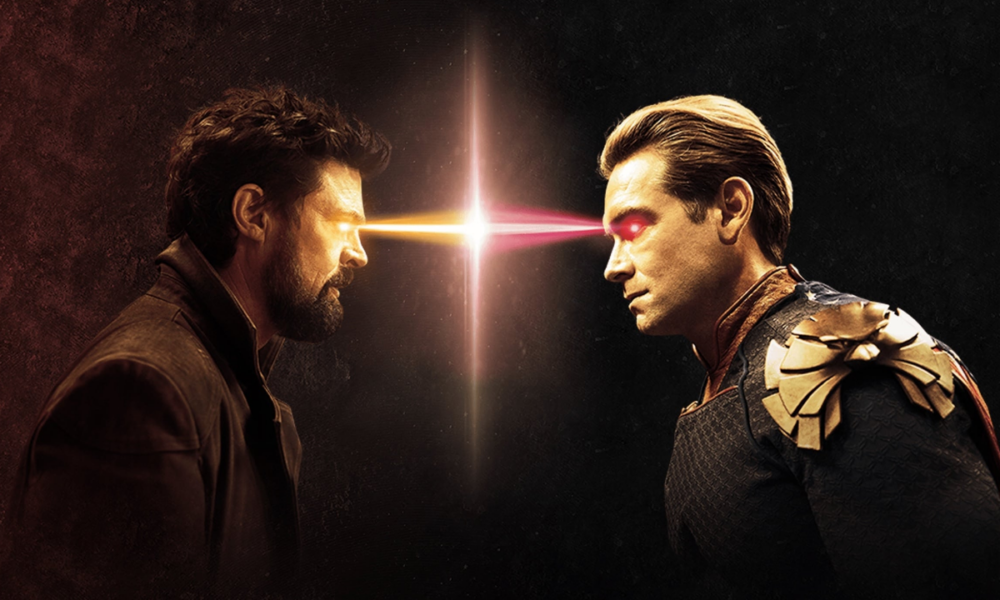 Billie Butcher e Homelander sul poster di The Boys season 4