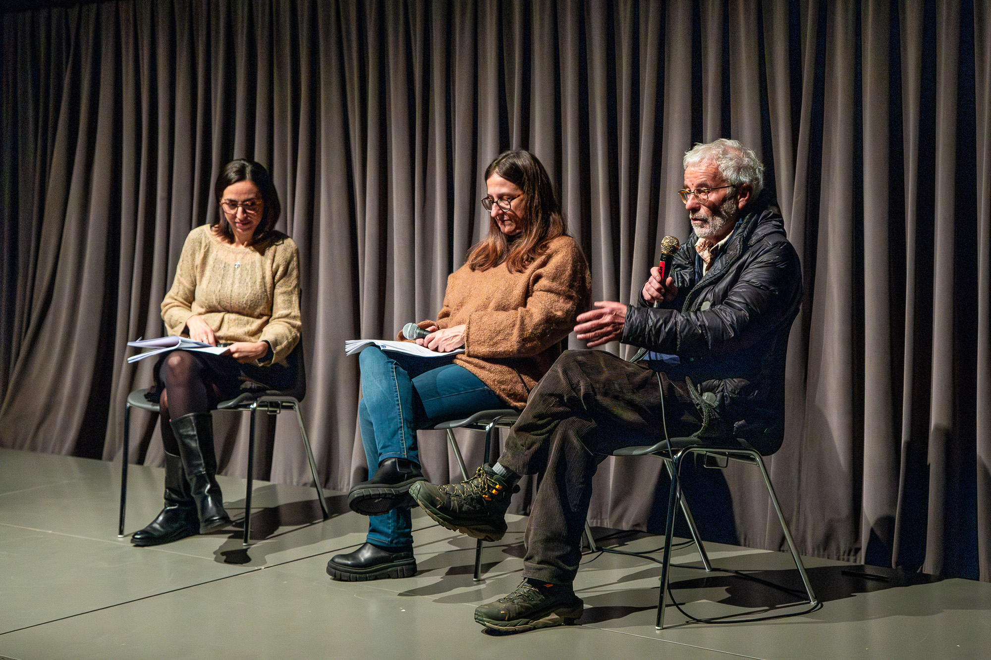 Annamaria Materazzini, Fiammetta Girola e Angelo Signorelli Bergamo Film Meeting