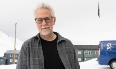 James Gunn sul set allestito in Norvegia