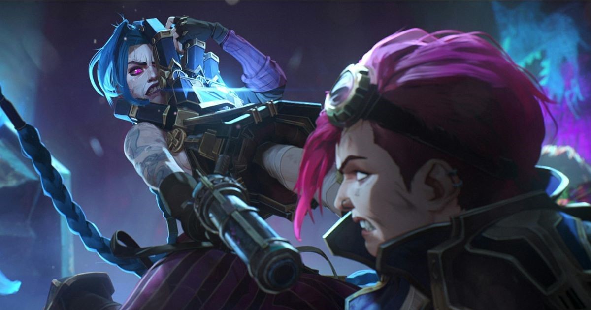 Jinx e Vi in 'Arcane 2'