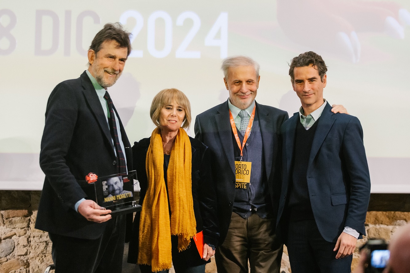 Nanni Moretti riceve il Premio Angelo Guglielmi a Corto Dorico