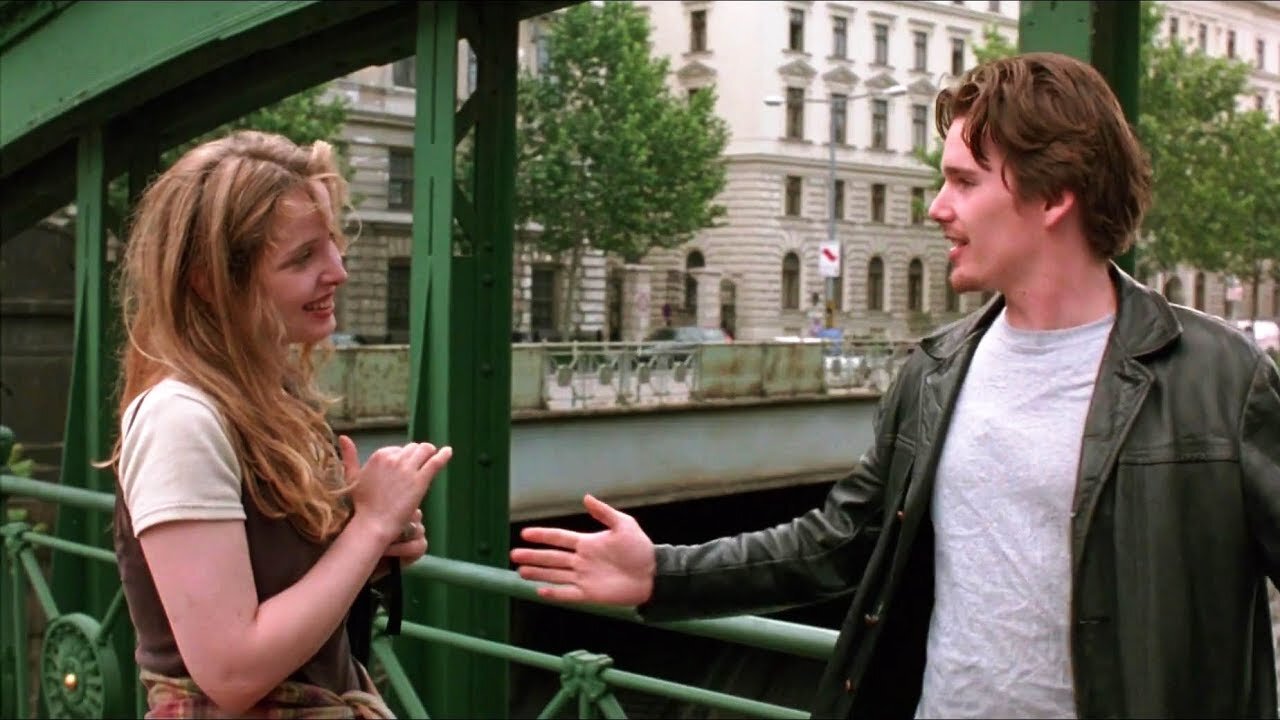 Julie Delpy e Ethan Hawke in Prima dell'alba