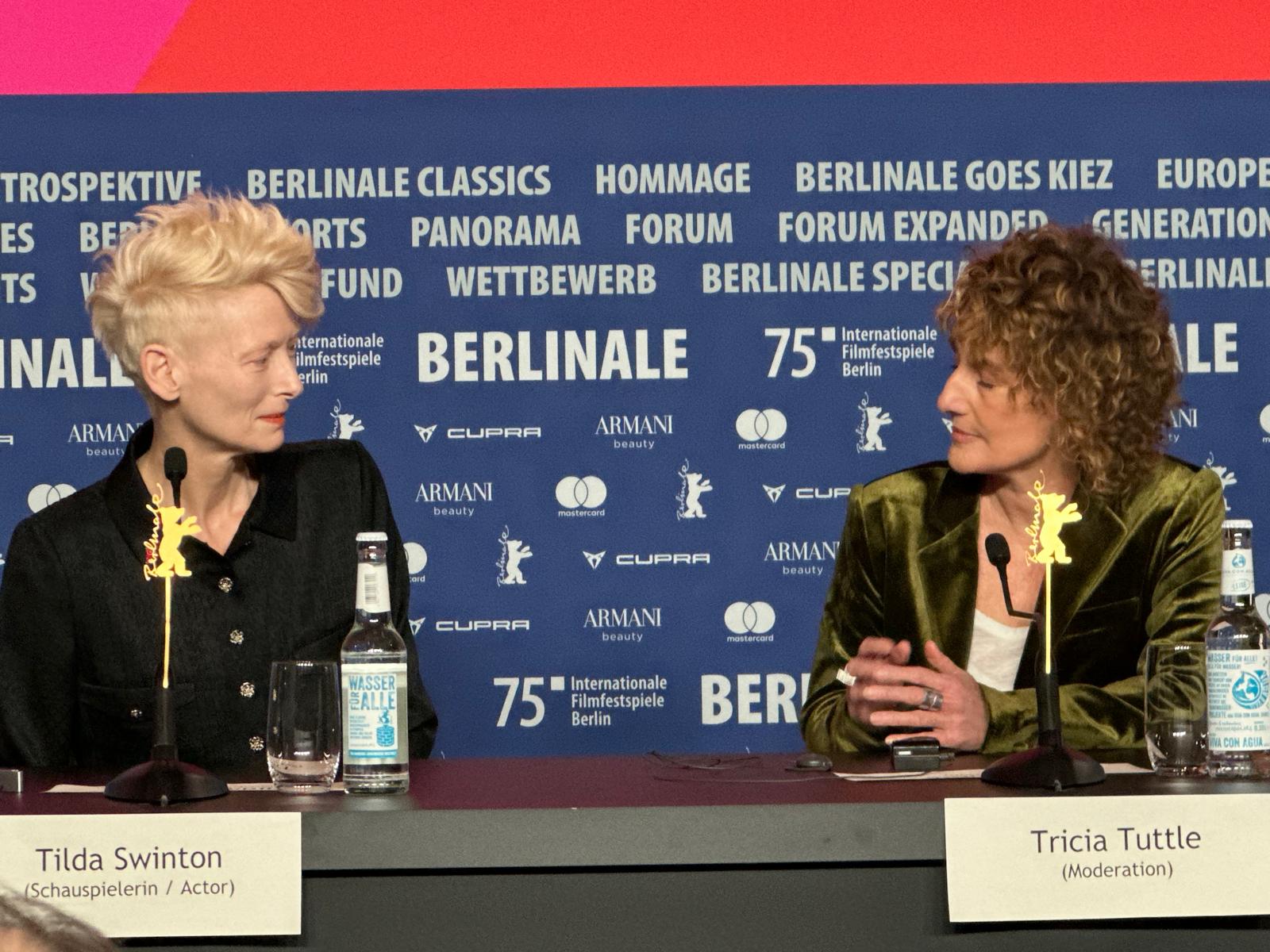 Tilda Swinton ha ricevuto l'Orso d'Oro