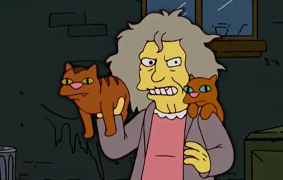 Eleanor Abernathy, la gattara dei Simpson