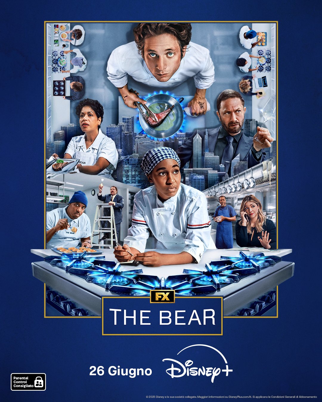 In foto il poster della stagione 4 di 'The Bear'
