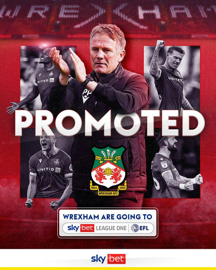 Le immagini ufficiali della promozione del Wrexham AFC 