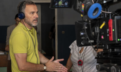 Massimiliano Gallo sul set