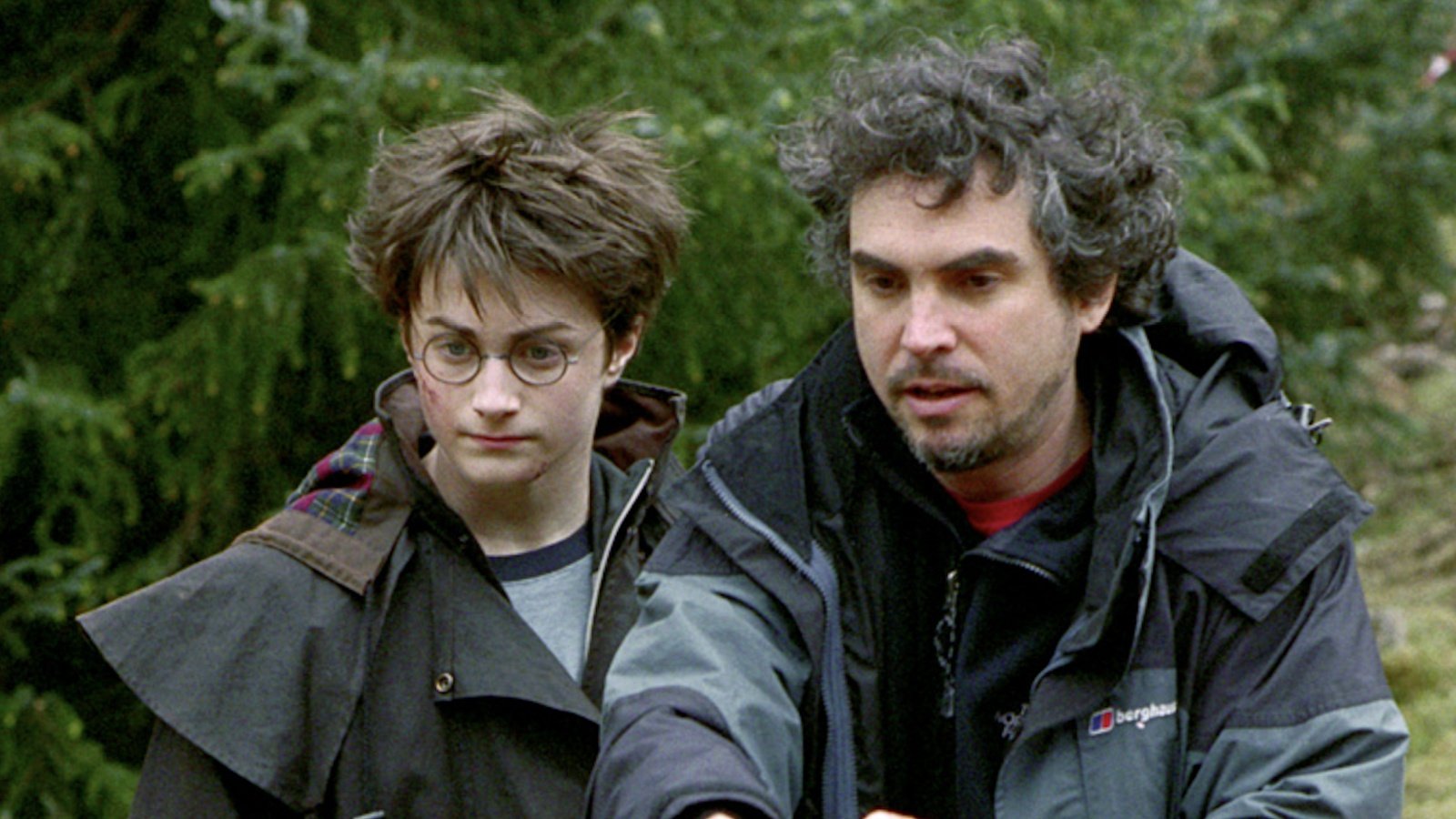 Alfonso Cuarón sul set di Harry Potter e il prigioniero di Azkaban 