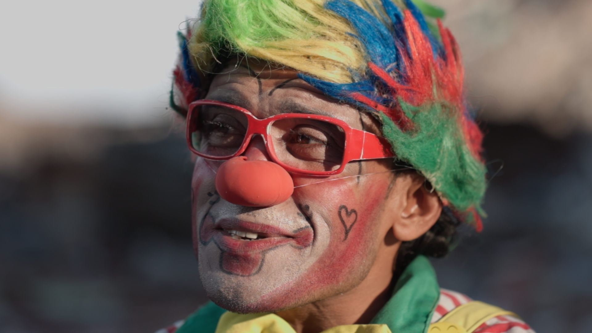 il clown di gaza