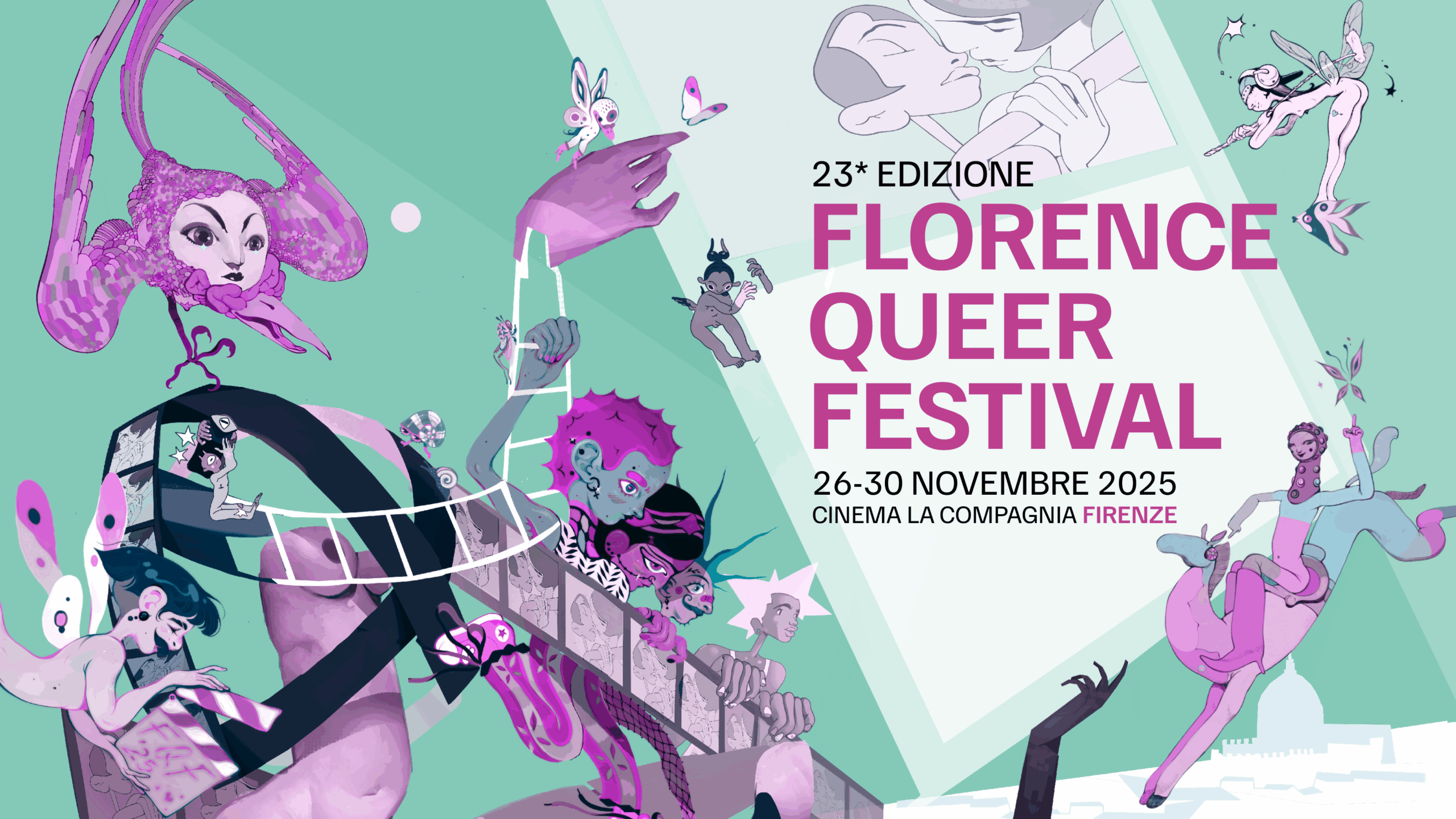 Barbara Caponi e Manu Mancuso, direttrici artistiche del Florence Queer Festival, presentano la 23ª edizione