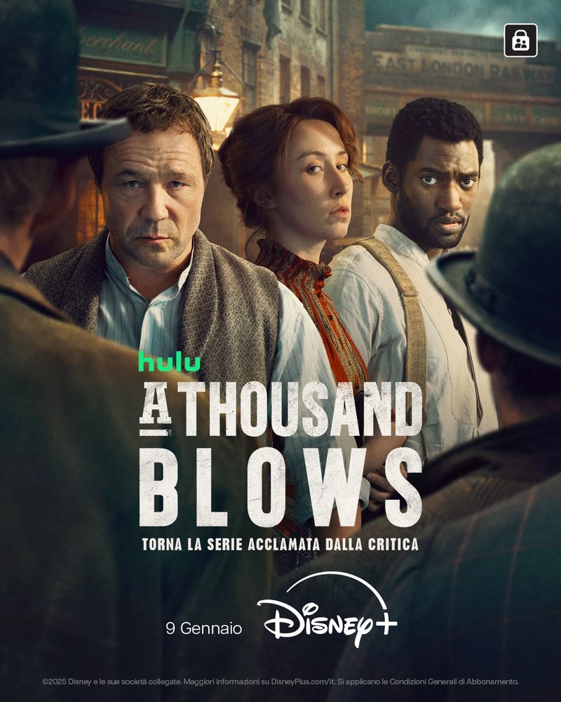 'A Thousand Blows 2' il trailer ricco di azione della dell’avvincente serie drama vittoriana il 9 gennaio su Disney+ e su Hulu 