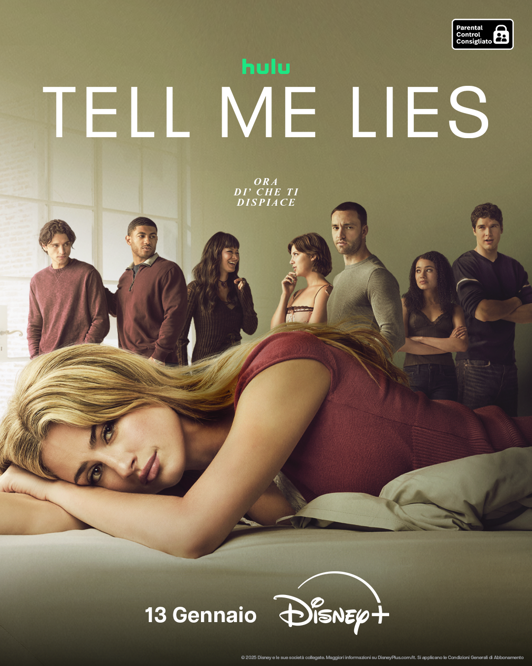 Tell Me Lies 3, il trailer della serie originale drama composta da 8 episodi che debutterà il 13 gennaio su Disney+ e su Hulu 