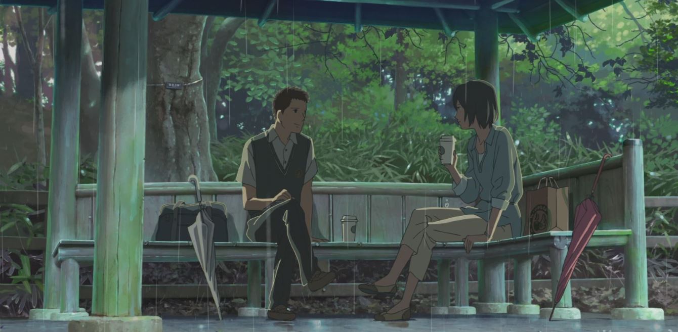 Romanzo di formazione e paesaggi curati si intrecciano ne ’Il giardino delle parole’, film di Makoto Shinkai del 2013.