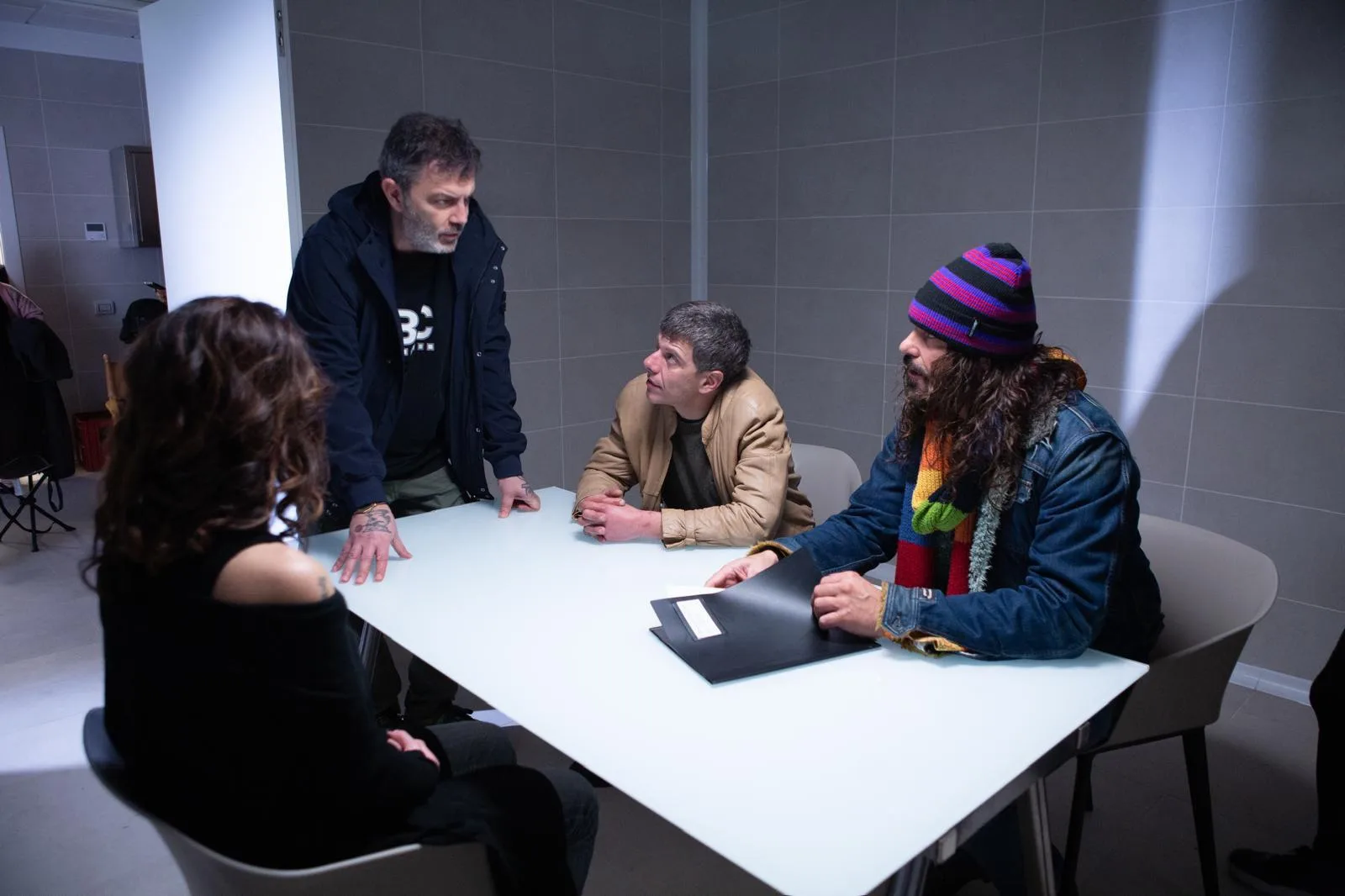 Stefano Calvagna, Domenico Diele, Andrea Misuraca e Giulia Morgan