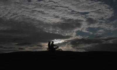 cutting through rocks