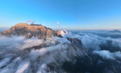 'Civetta, la parete dei sogni': uno dei nove episodi della serie 'Dolomitismo. Racconti Verticali', ideata e diretta da Emanuele Confortin