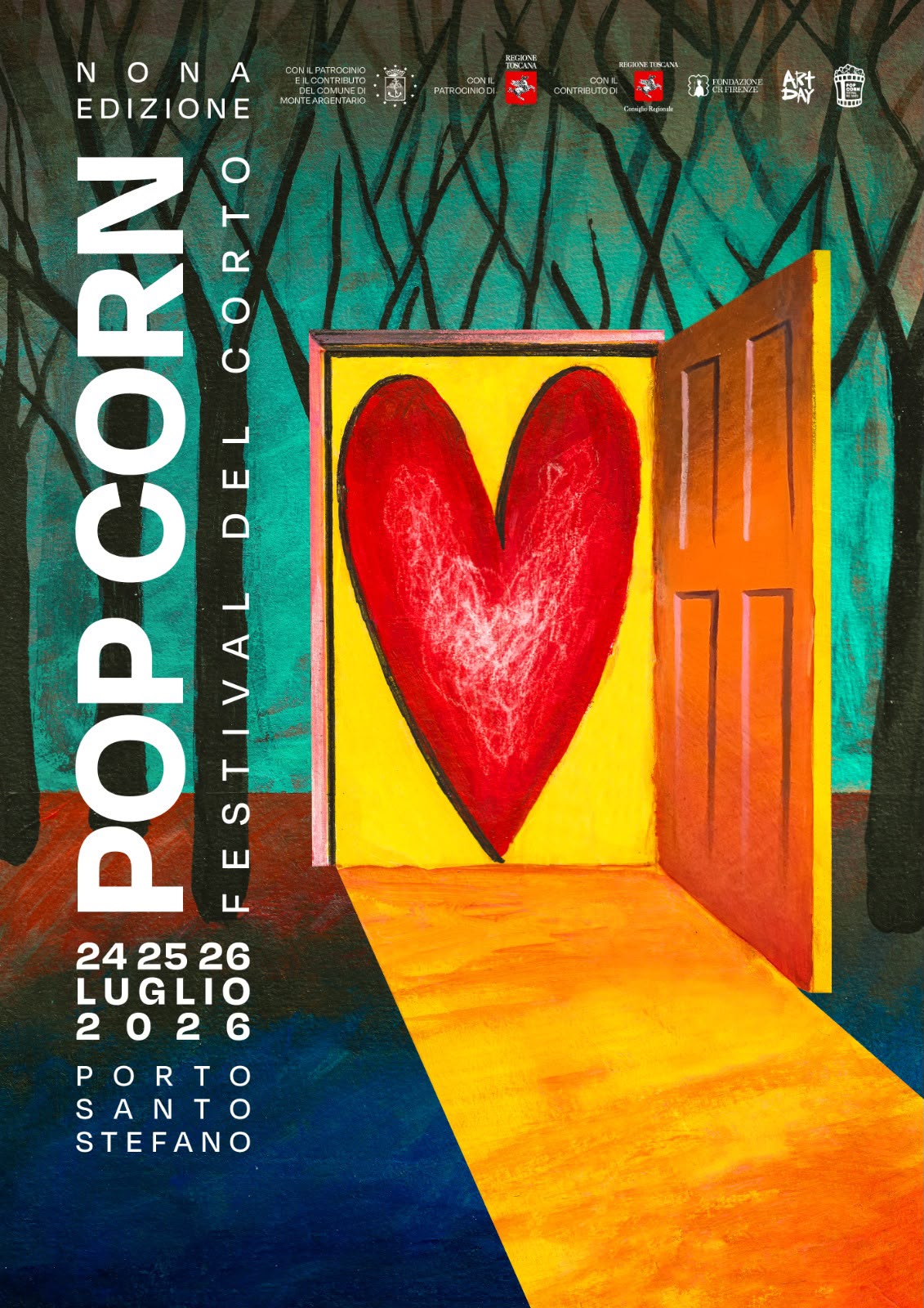 POP CORN FESTIVAL DEL CORTO 2026 locandina