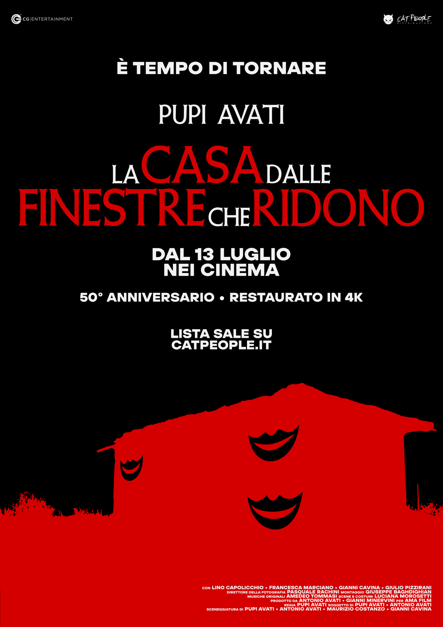 È online il nuovo trailer de La casa dalle finestre che ridono. Il capolavoro horror di Pupi Avati torna al cinema dal 13 luglio in versione restaurata in 4K per il 50° anniversario.