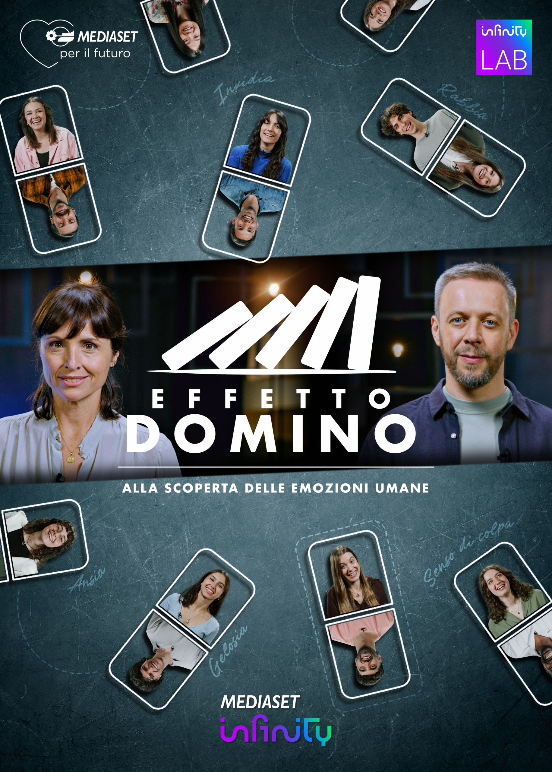 Presentato al Giffoni Film Festival 'Effetto Domino' il nuovo docu-reality sulle emozioni firmato da Infinity LAB e Mediaset